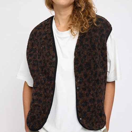 Mazine Printed Sherpa Vest